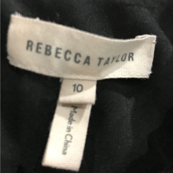 Rebecca Taylor Diamond Textured Peplum Tank - Picture 3 of 7